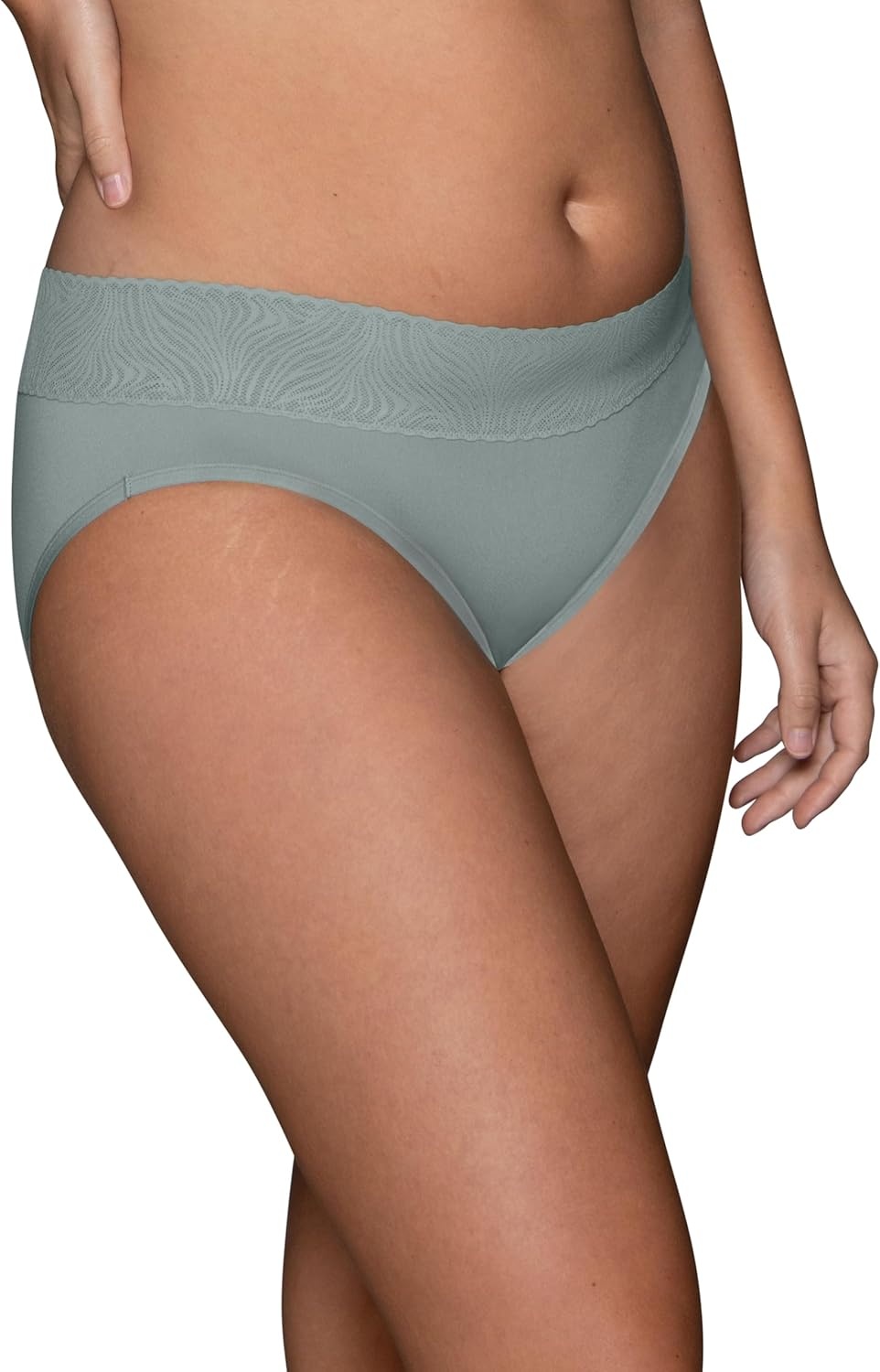 image:imageVanity Fair Womens Effortless Panties for Everyday Wear Buttery Soft Fabric amp LaceHipster Soft Balsam