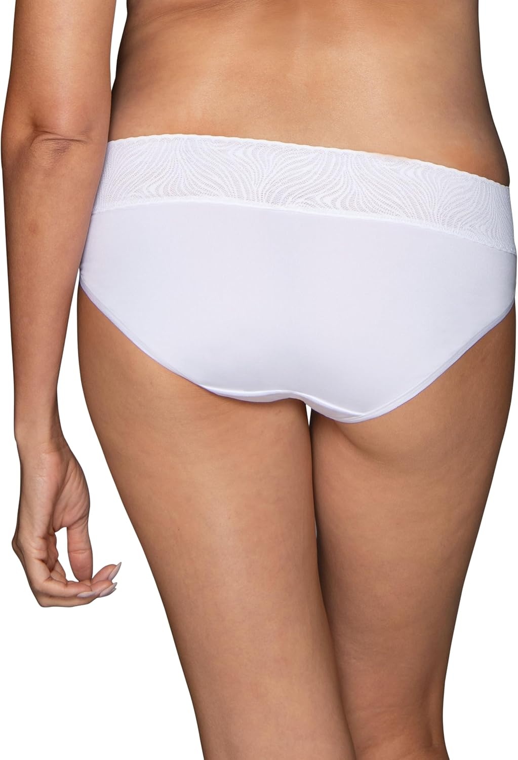 image:imageVanity Fair Womens Effortless Panties for Everyday Wear Buttery Soft Fabric amp LaceHipster White
