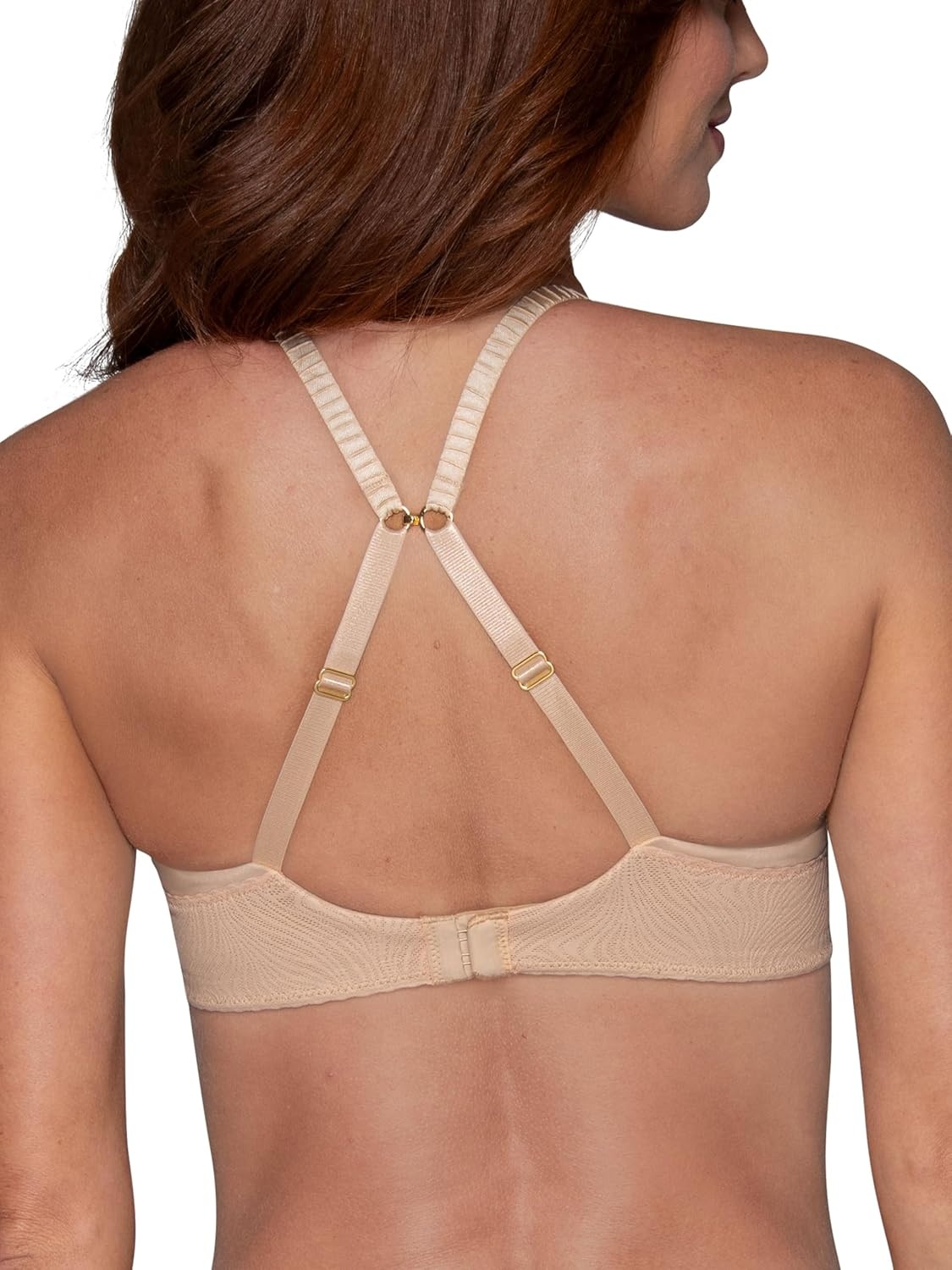 image:imageVanity Fair Womens Effortless Wireless Bra Buttery Soft Fabric amp Lightweight Memory Foam Cups up to DDNeutral Lace