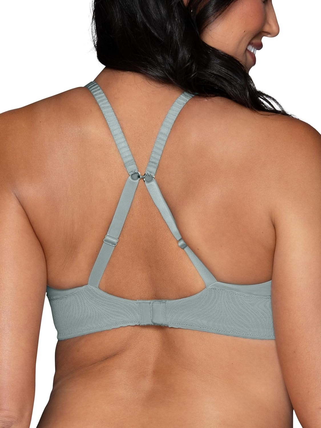 image:imageVanity Fair Womens Effortless Wireless Bra Buttery Soft Fabric amp Lightweight Memory Foam Cups up to DDSoft Balsam Lace