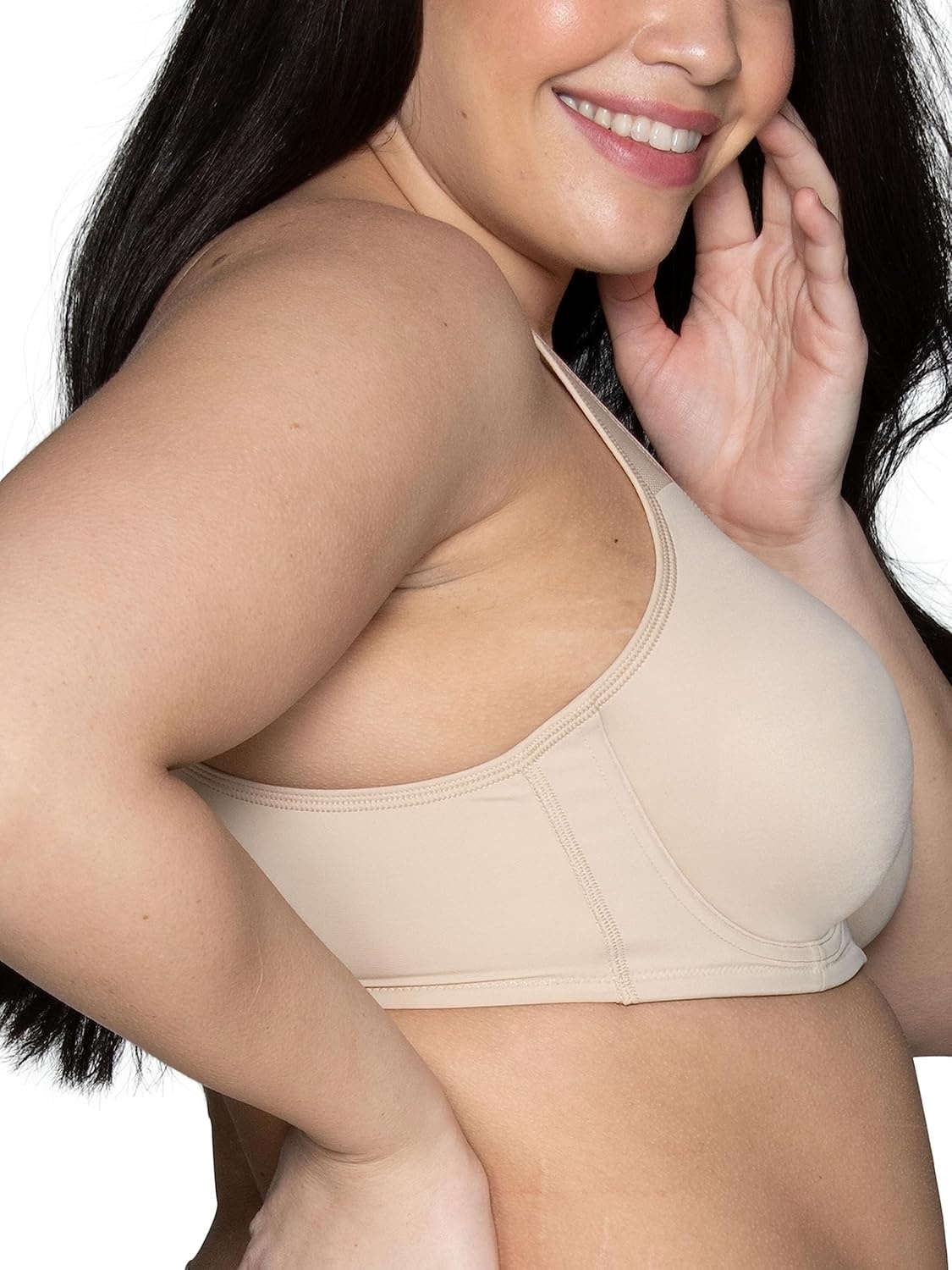 image:imageVanity Fair Womens High Impact Sports Bras for Women Breathable Moisture Wicking Non Padded Cups up to DDDNeutral