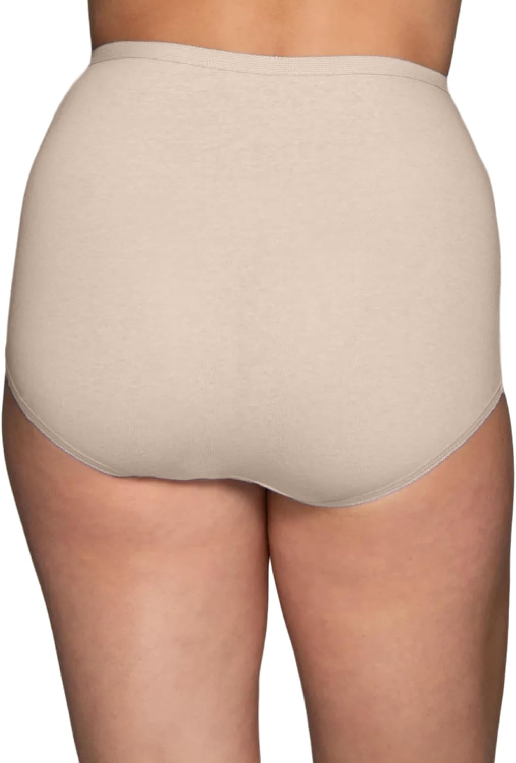 image:imageVanity Fair Womens High Waisted Underwear Full Coverage Ladies Panties Perfectly Yours BriefsCotton Fawn