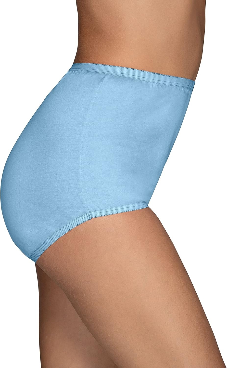 image:imageVanity Fair Womens High Waisted Underwear Full Coverage Ladies Panties Perfectly Yours BriefsCotton Sachet Blue