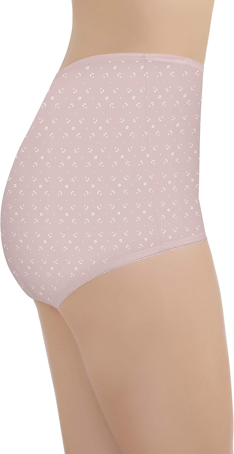 image:imageVanity Fair Womens High Waisted Underwear Full Coverage Ladies Panties Perfectly Yours BriefsFirst Kiss Print