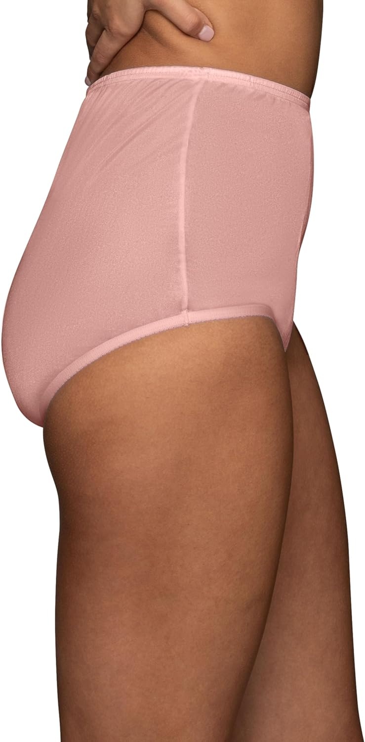image:imageVanity Fair Womens High Waisted Underwear Full Coverage Ladies Panties Perfectly Yours BriefsNylon Almost ApricotFawnPearl