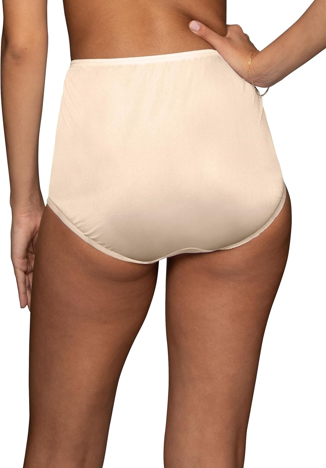 image:imageVanity Fair Womens High Waisted Underwear Full Coverage Ladies Panties Perfectly Yours BriefsNylon FawnFawnFawn