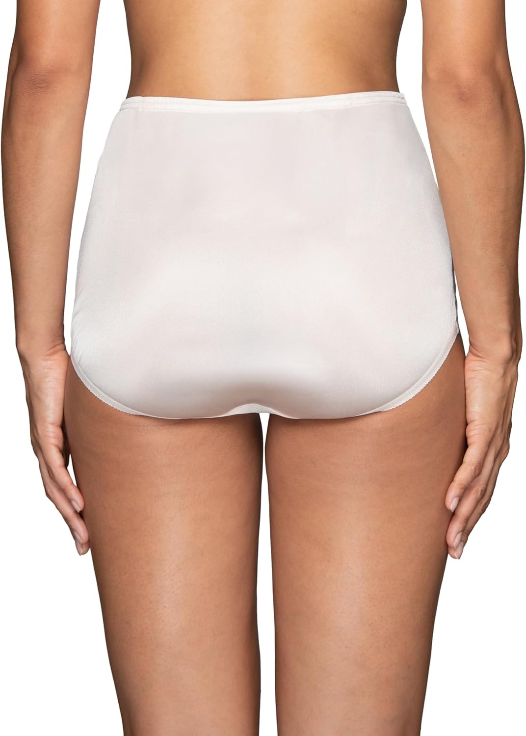 image:imageVanity Fair Womens High Waisted Underwear Full Coverage Ladies Panties Perfectly Yours BriefsNylon Lace FawnFawnFawn