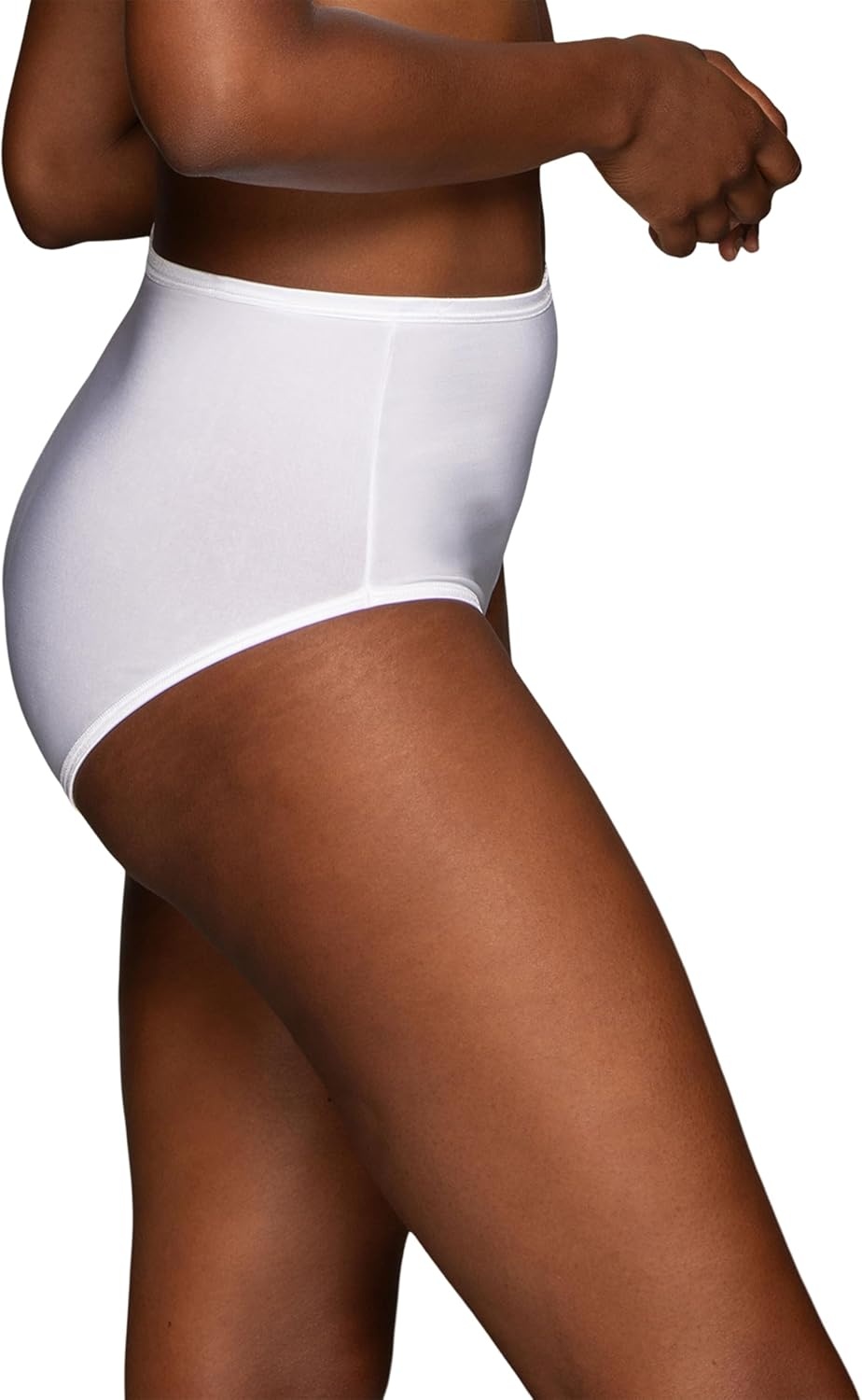image:imageVanity Fair Womens Illumination Brief Panties Silky Stretch amp Satin Trim3 Pack Star White