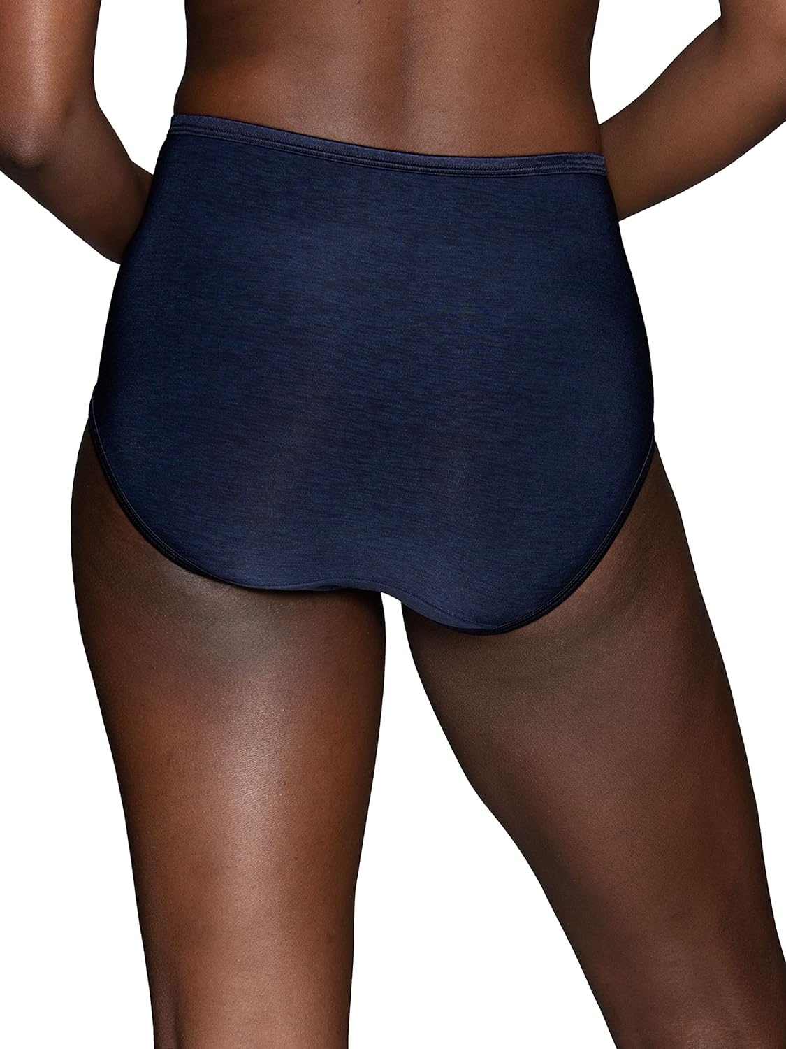 image:imageVanity Fair Womens Illumination Brief Panties Silky Stretch amp Satin Trim3 Pack SteeleWhiteNavy