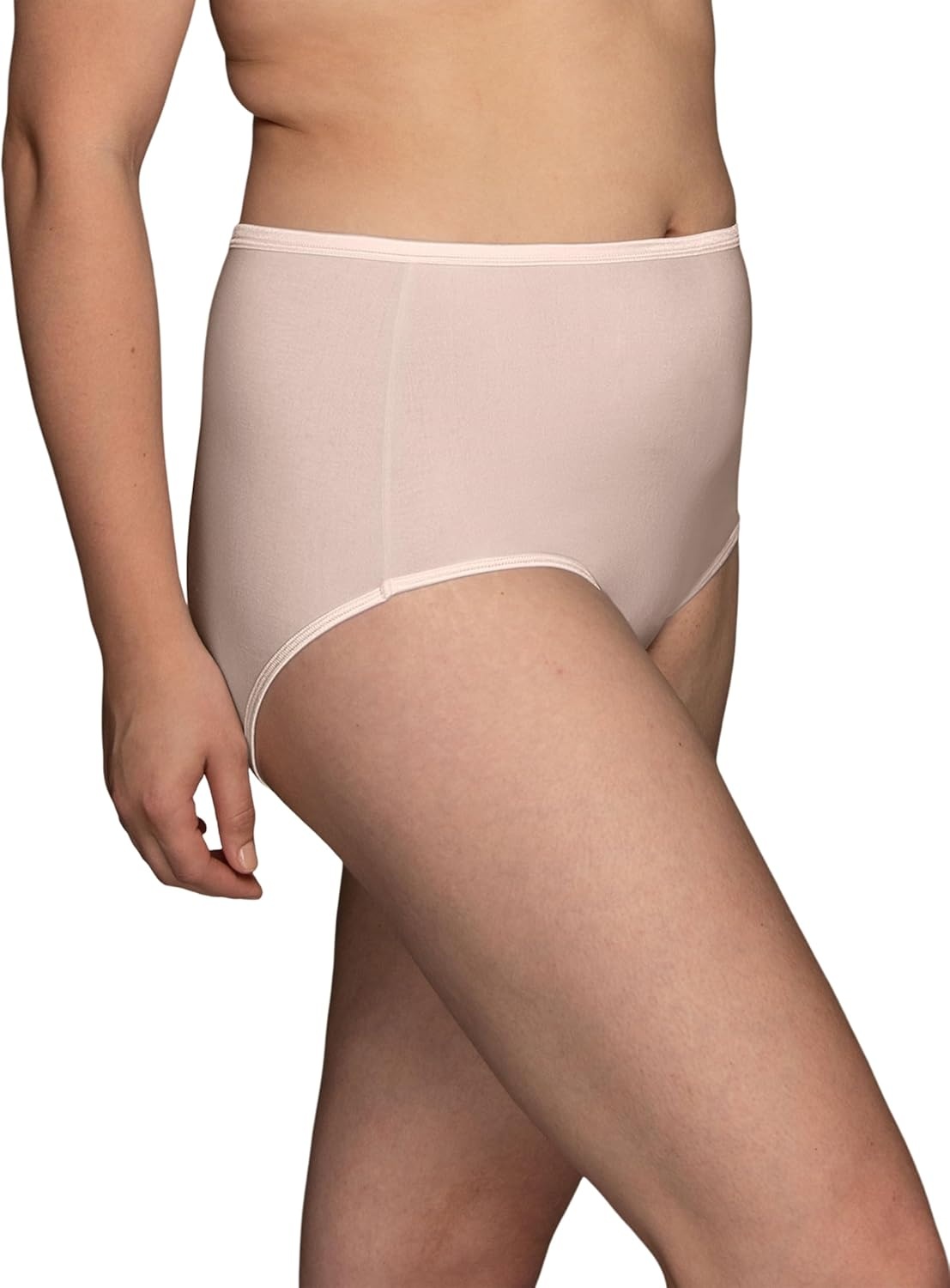 image:imageVanity Fair Womens Illumination Brief Panties Silky Stretch amp Satin Trim3 Pack WhiteQuartzBeige