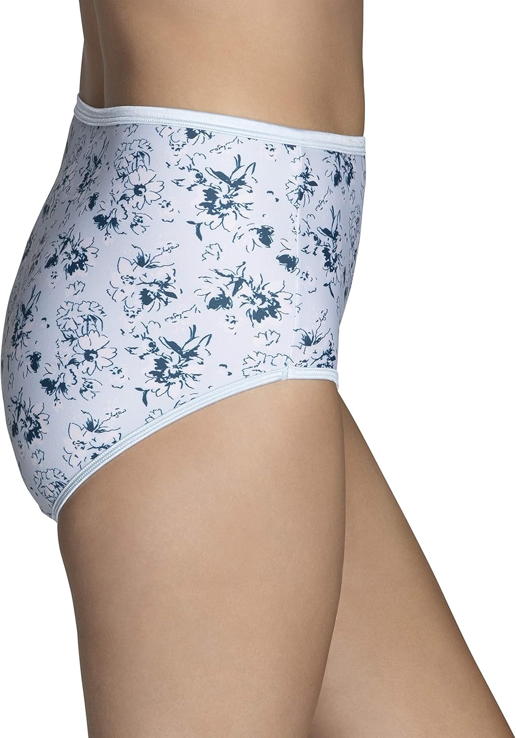 image:imageVanity Fair Womens Illumination Brief Panties Silky Stretch amp Satin TrimFantasy Flower Print