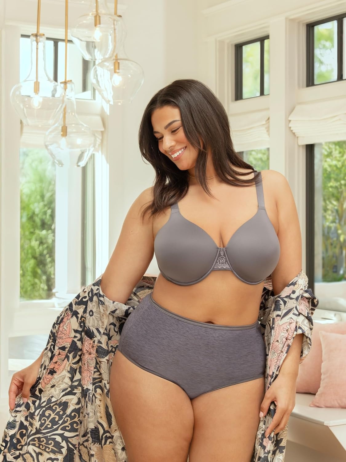 image:imageVanity Fair Womens Illumination Brief Panties Silky Stretch amp Satin TrimRose Beige