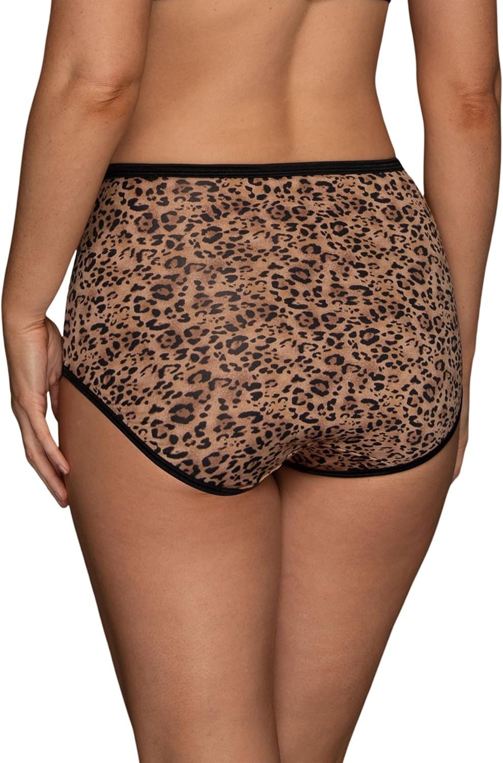 image:imageVanity Fair Womens Illumination Brief Panties Silky Stretch amp Satin TrimToffee Leopard Print