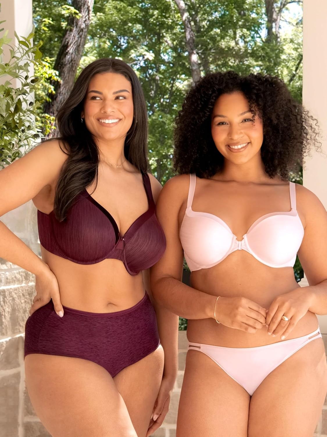 image:imageVanity Fair Womens Illumination Full Figure Zonedin Support BraBlueberry Moss