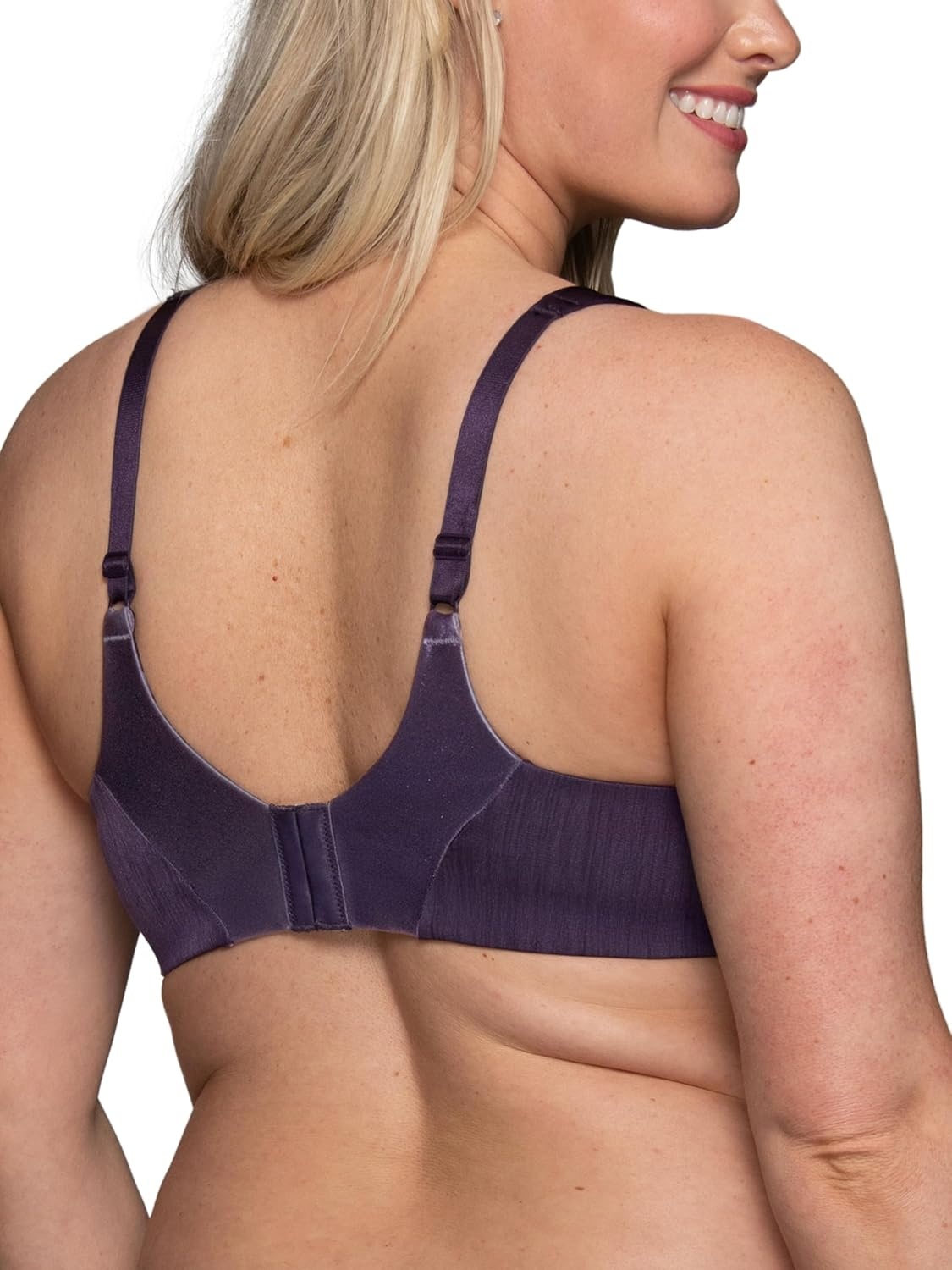 image:imageVanity Fair Womens Illumination Full Figure Zonedin Support BraCosmo Purple