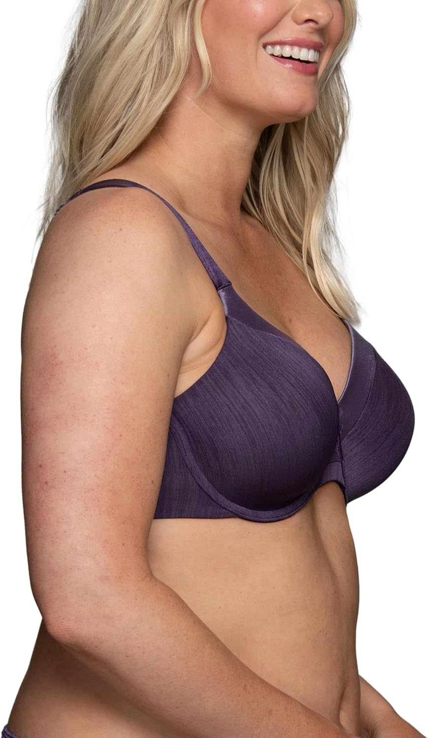 image:imageVanity Fair Womens Illumination Full Figure Zonedin Support BraCosmo Purple