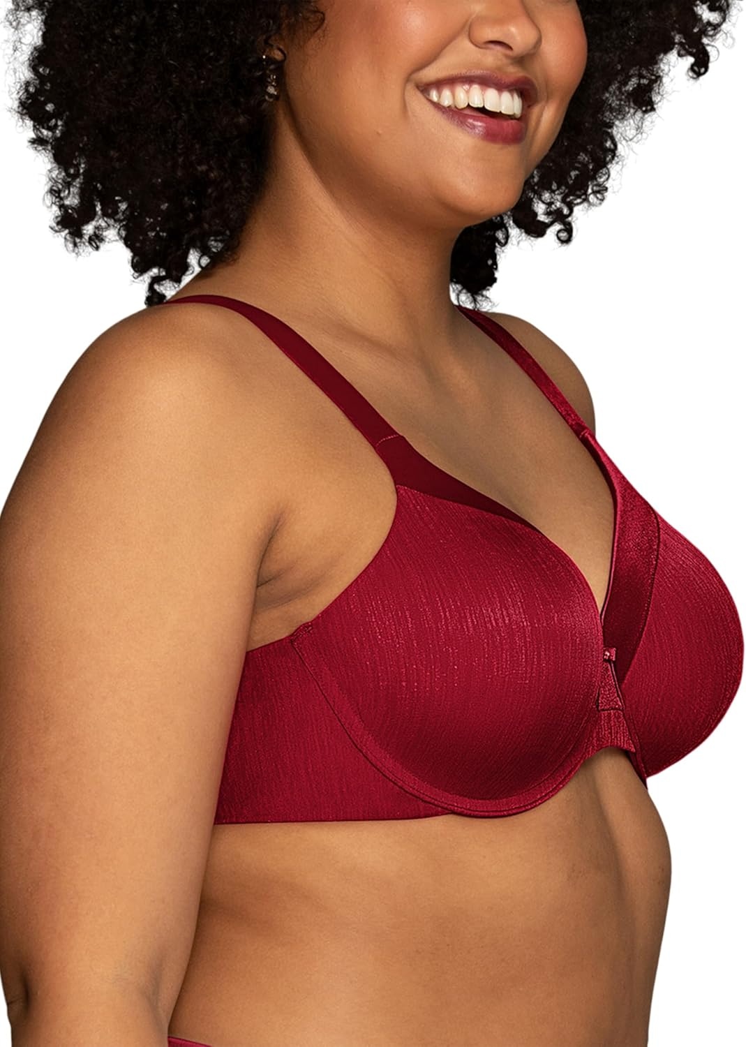 image:imageVanity Fair Womens Illumination Full Figure Zonedin Support BraHolly Red