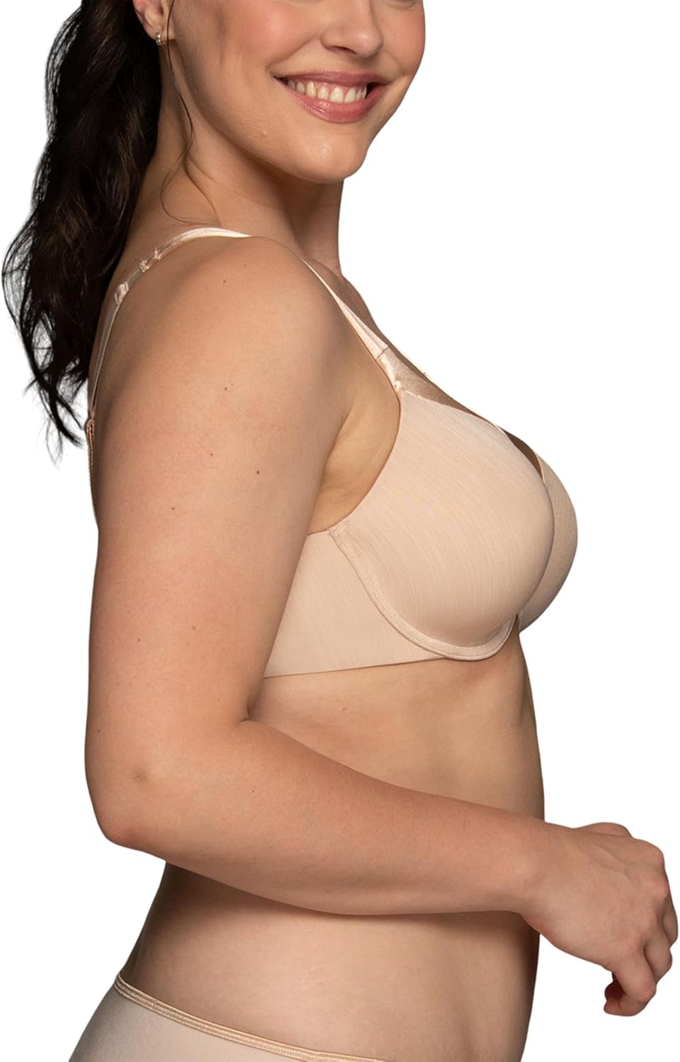 image:imageVanity Fair Womens Illumination Full Figure Zonedin Support BraRose Beige