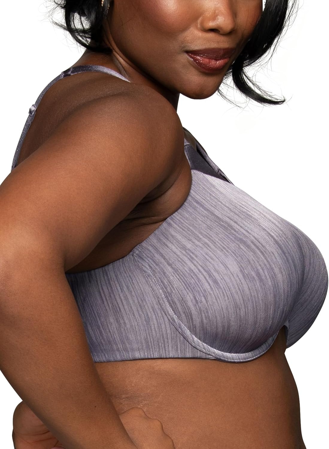 image:imageVanity Fair Womens Illumination Full Figure Zonedin Support BraSteele Violet
