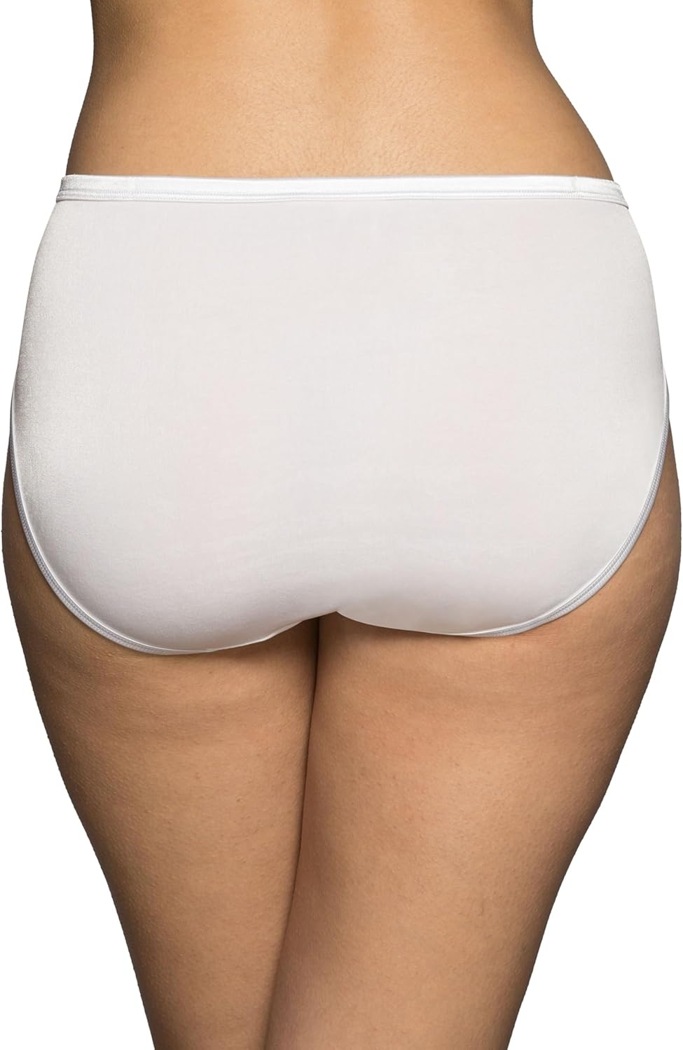 image:imageVanity Fair Womens Illumination Hi Cut Panties Silky Stretch amp Satin Trim3 Pack SteeleWhiteNavy