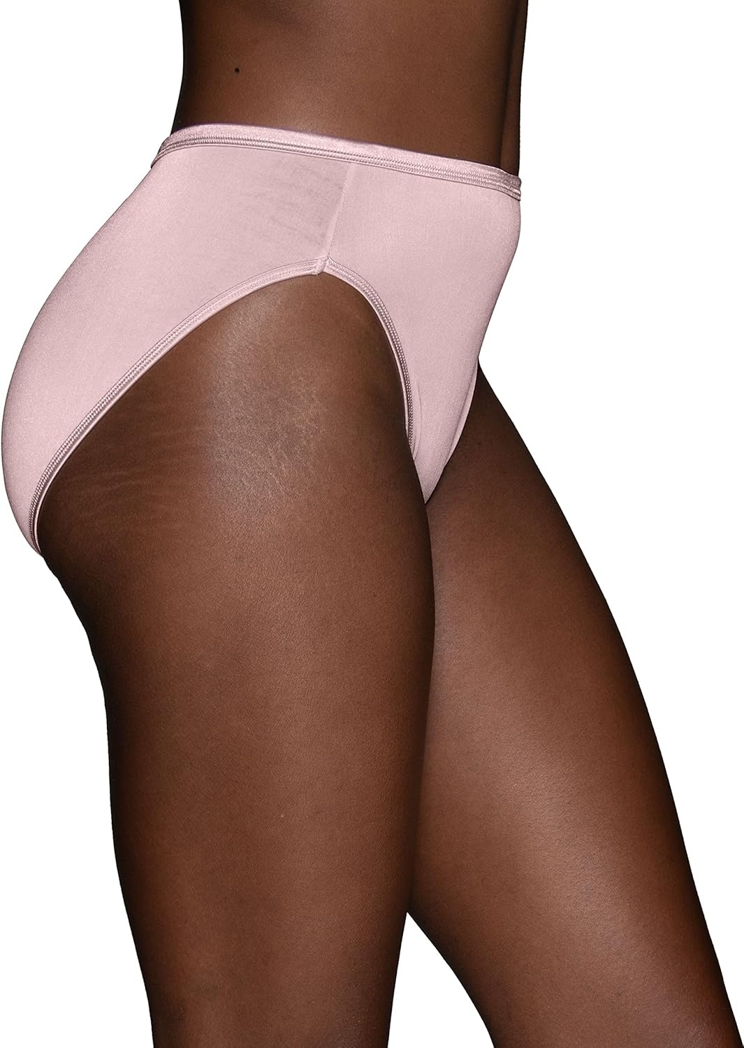 image:imageVanity Fair Womens Illumination Hi Cut Panties Silky Stretch amp Satin TrimBubbly