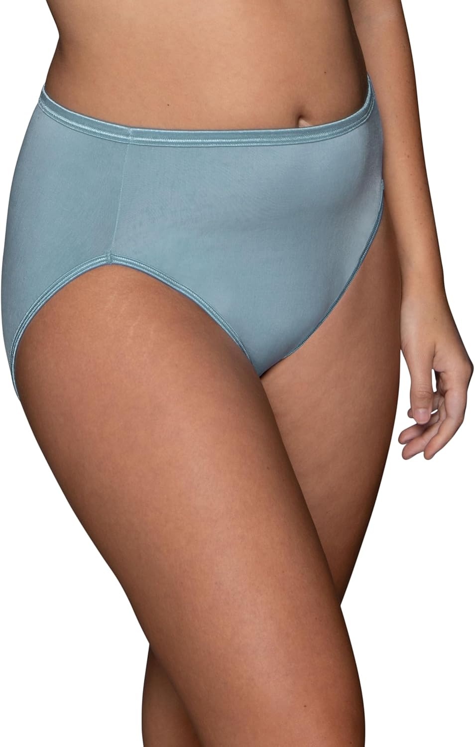 image:imageVanity Fair Womens Illumination Hi Cut Panties Silky Stretch amp Satin TrimMorning Rain