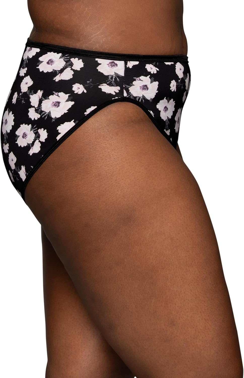 image:imageVanity Fair Womens Illumination Hi Cut Panties Silky Stretch amp Satin TrimNightfall Print