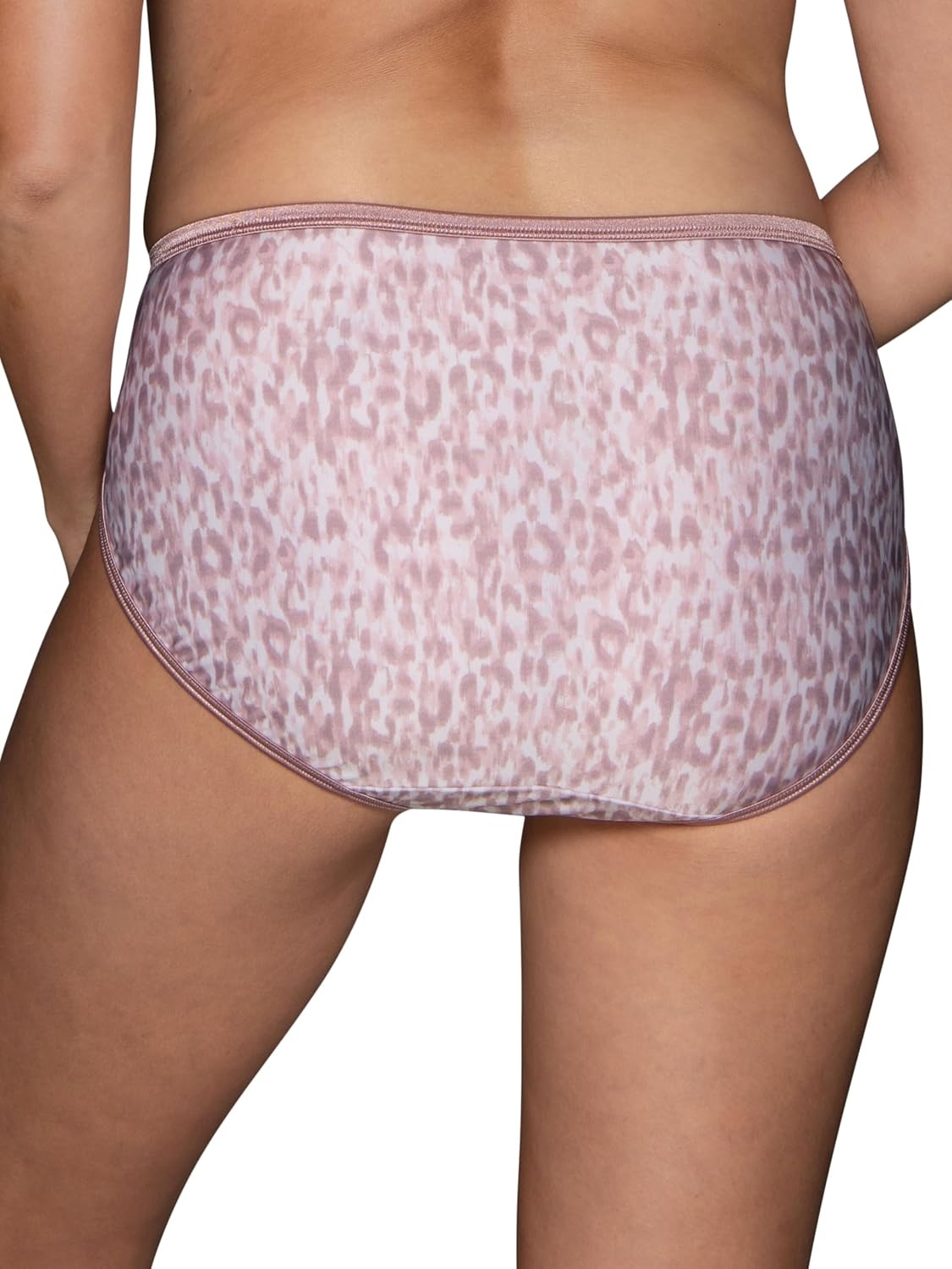 image:imageVanity Fair Womens Illumination Hi Cut Panties Silky Stretch amp Satin TrimOpal Haze Print
