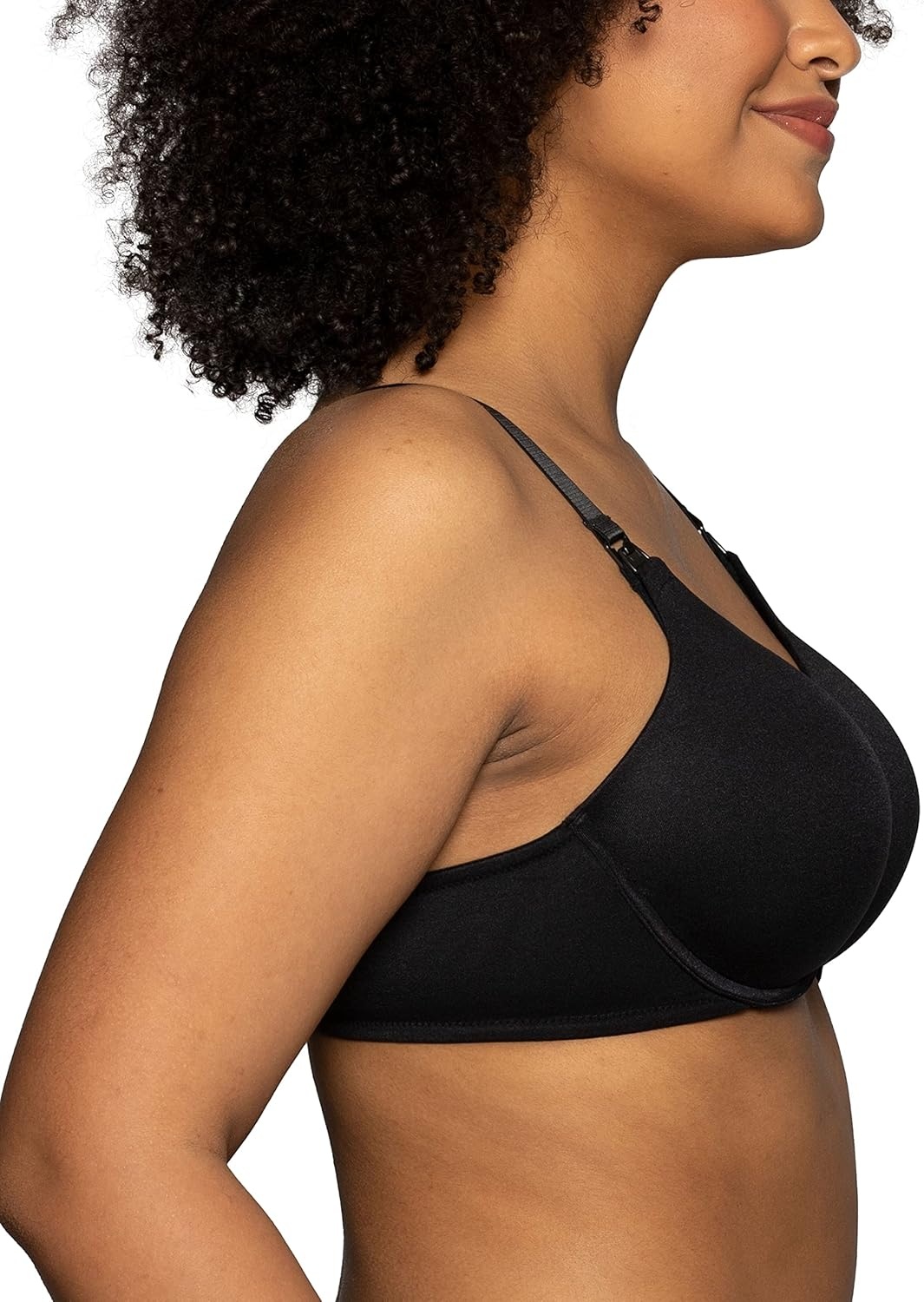image:imageVanity Fair Womens Maternity Nursing Bras for Breastfeeding Front Clip Underwire Bra Stretch Cups Available in MultipacksBlack