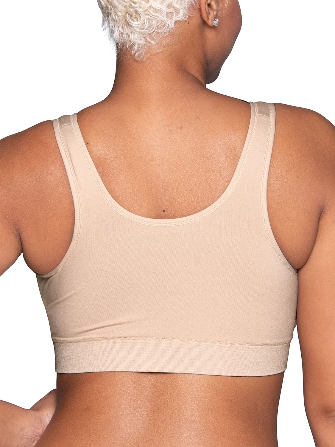 image:imageVanity Fair Womens Maternity Nursing Bras for Breastfeeding Wireless Pullover Lounge Sleep Bra Available in MultipacksNeutral