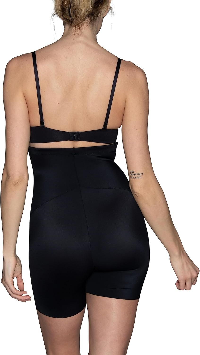 image:imageVanity Fair Womens Seamless Slip Shapewear Shorts No Show Look Under Dresses Skirts amp PantsShaping Tummy Control Midnight Black
