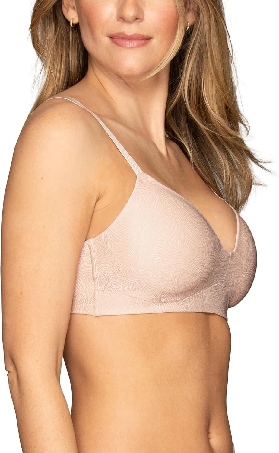 image:imageVanity Fair Womens Vanity Fair BrandsBare Pink All Over Lace