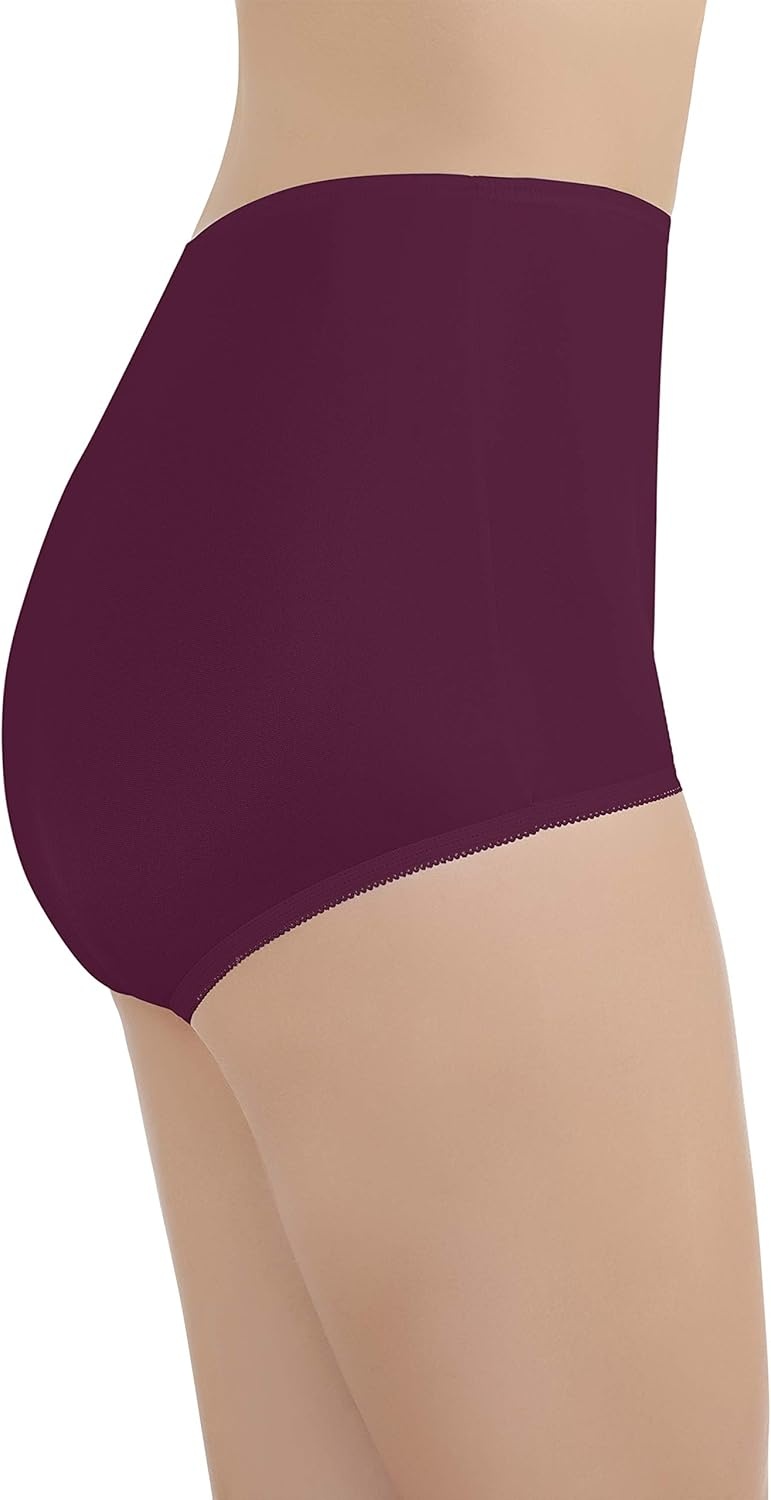 image:imageVanity Fair womens Perfectly Yours Ravissant Tailored Nylon Brief Panty 15712Chilled Wine
