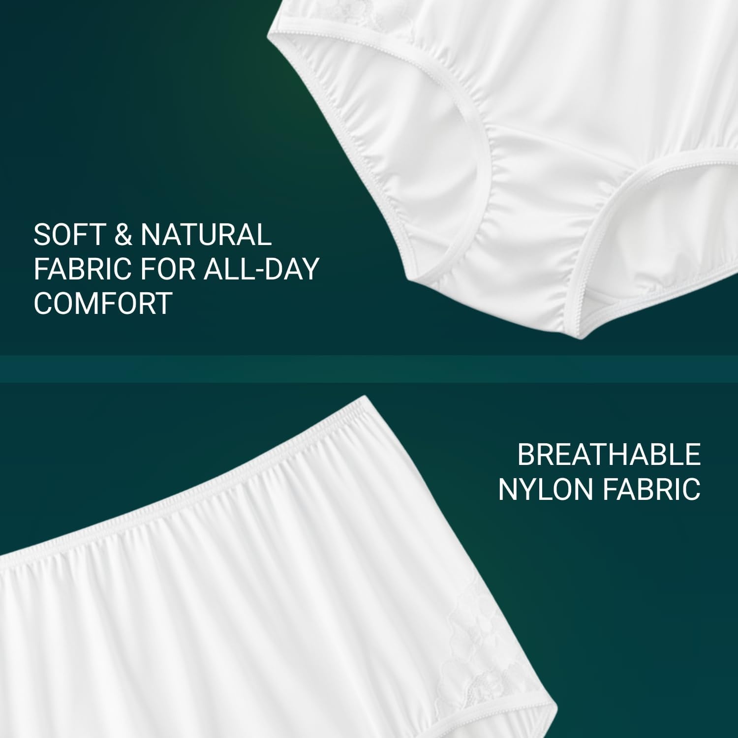 image:imageVanity Fair womens Perfectly Yours Ravissant Tailored Nylon Brief Panty 15712Fawn