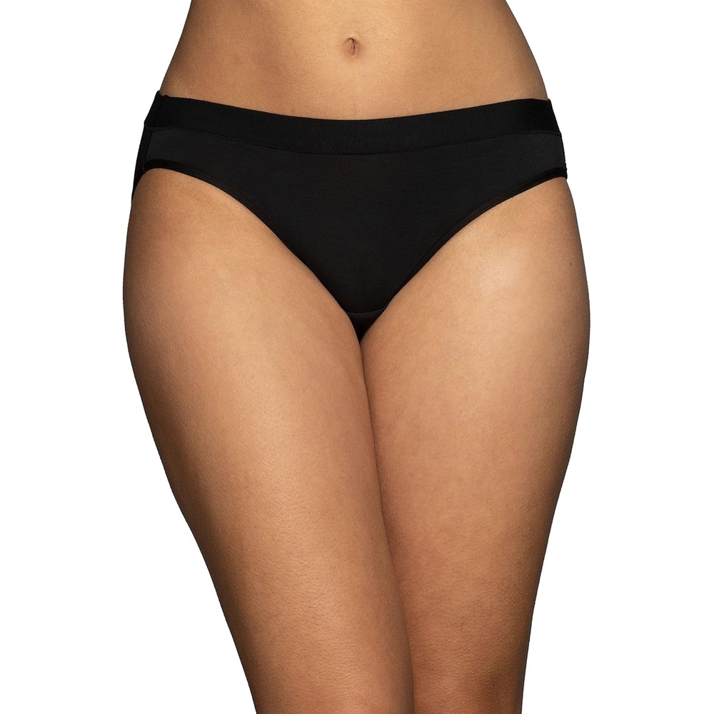 image:imageVanity Fair Womens Beyond Comfort Bikini PantiesModal Black