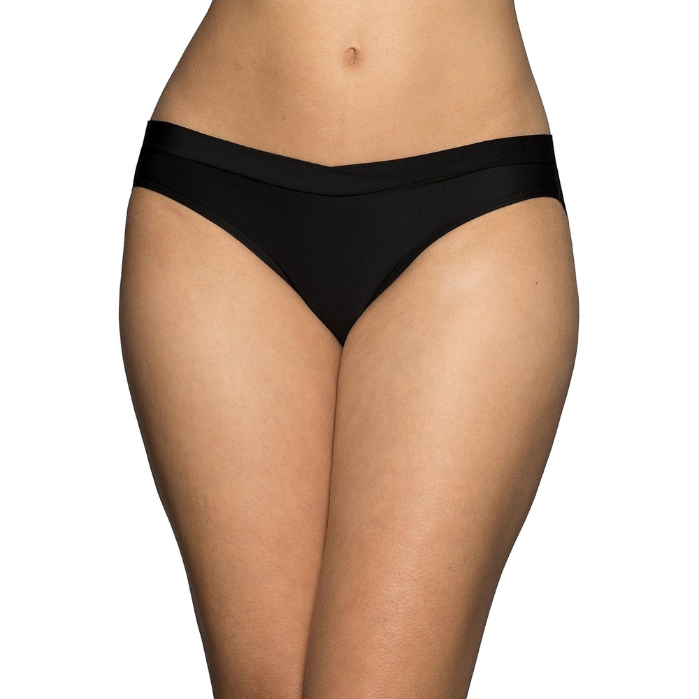 image:imageVanity Fair Womens Beyond Comfort Bikini PantiesSilky Stretch Black
