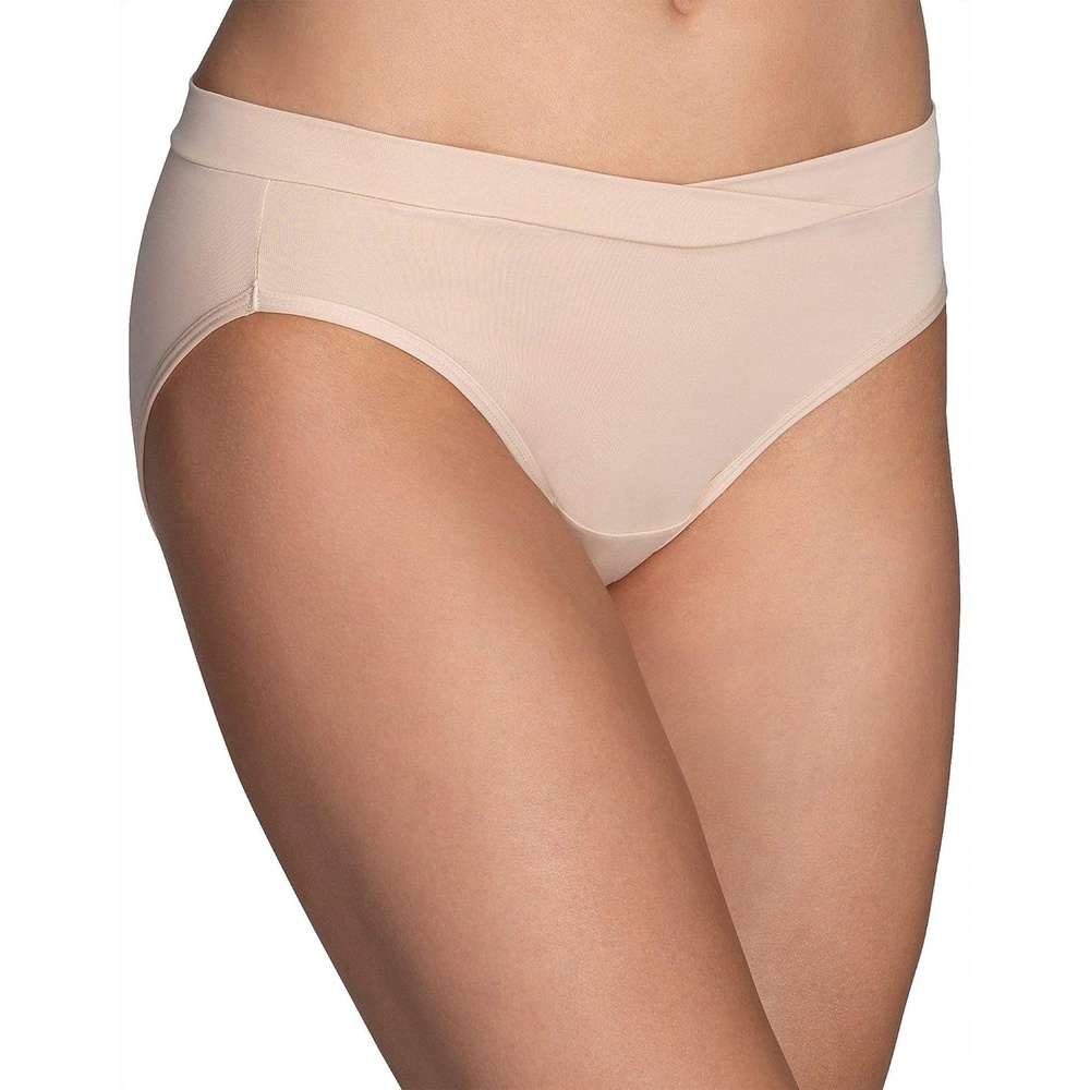 image:imageVanity Fair Womens Beyond Comfort Bikini PantiesSilky Stretch Neutral