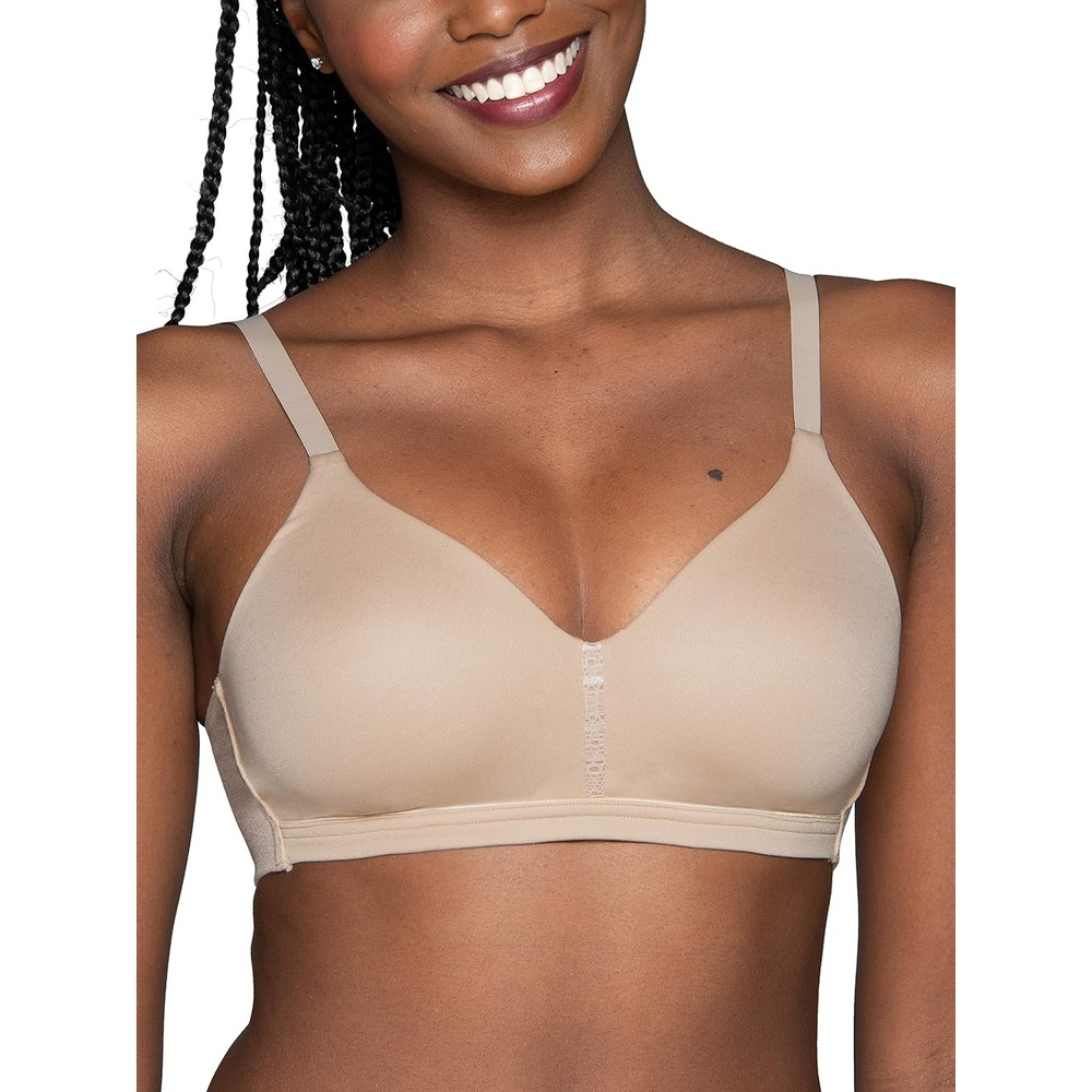 image:imageVanity Fair Womens Beyond Comfort Simple Sizing Wireless Bra Flexes to Fit Your Individual Shape Sizes S3XLNeutral