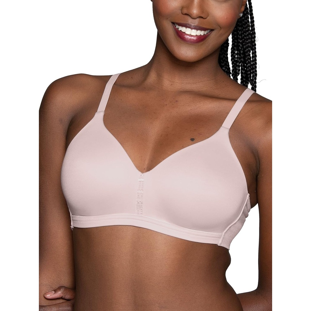 image:imageVanity Fair Womens Beyond Comfort Simple Sizing Wireless Bra Flexes to Fit Your Individual Shape Sizes S3XLQuartz