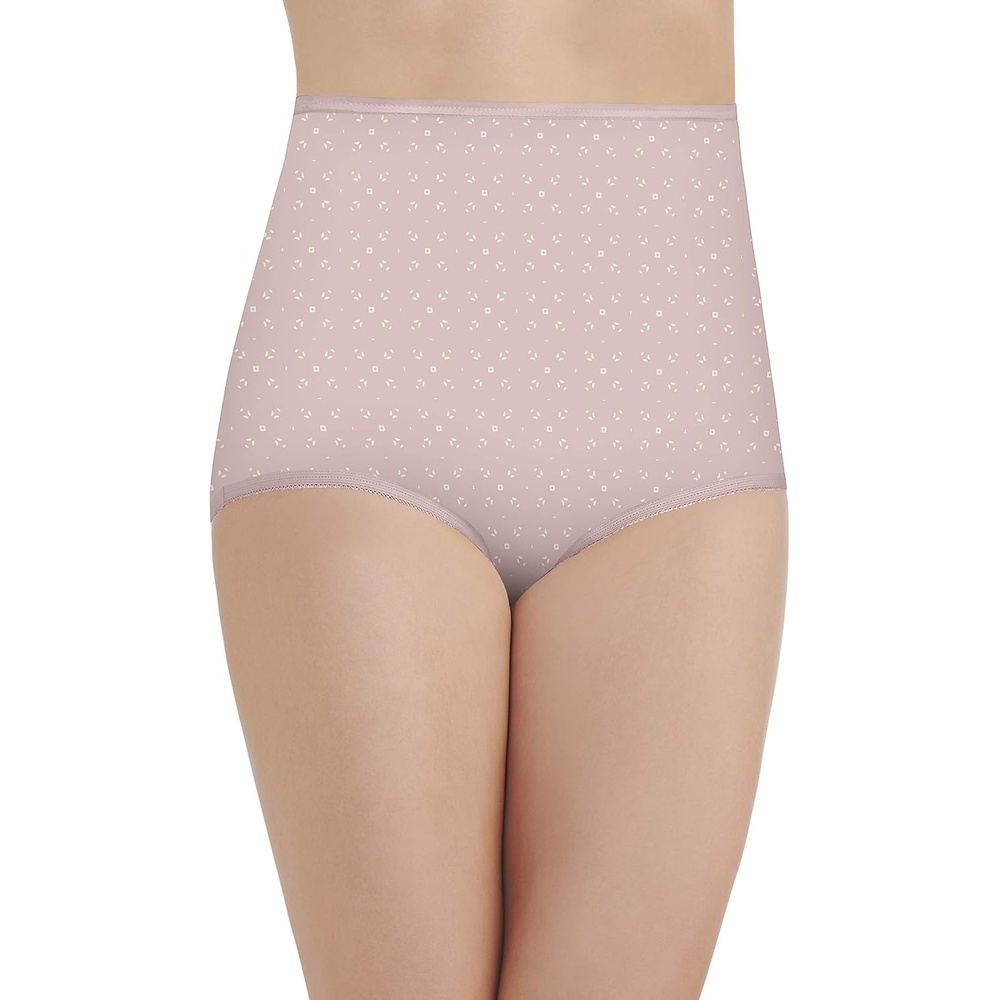 image:imageVanity Fair Womens High Waisted Underwear Full Coverage Ladies Panties Perfectly Yours BriefsFirst Kiss Print