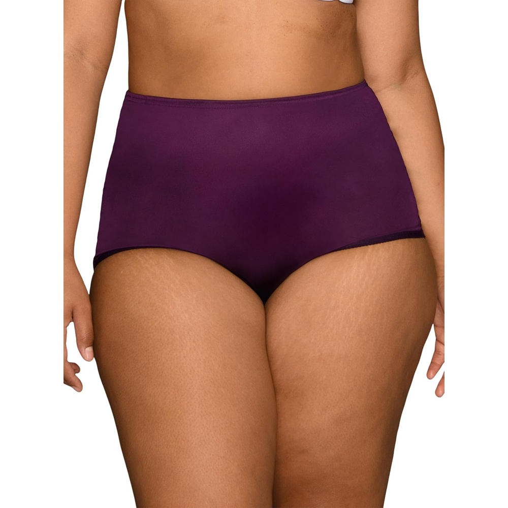 image:imageVanity Fair Womens High Waisted Underwear Full Coverage Ladies Panties Perfectly Yours BriefsNylon Sangria
