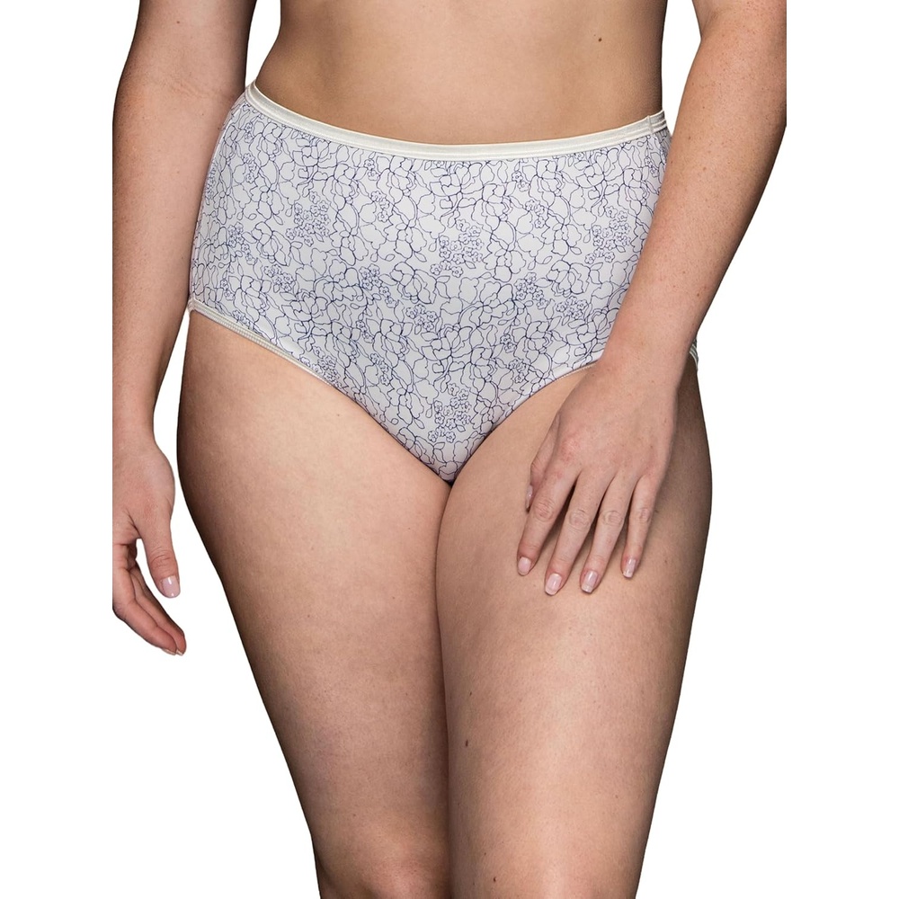image:imageVanity Fair Womens Illumination Brief Panties Silky Stretch amp Satin TrimTranquil Lace Print