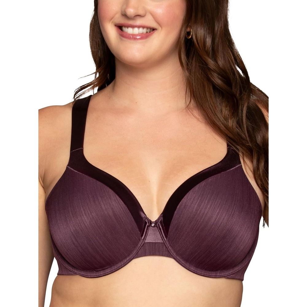 image:imageVanity Fair Womens Illumination Full Figure Zonedin Support BraMidnight Plum