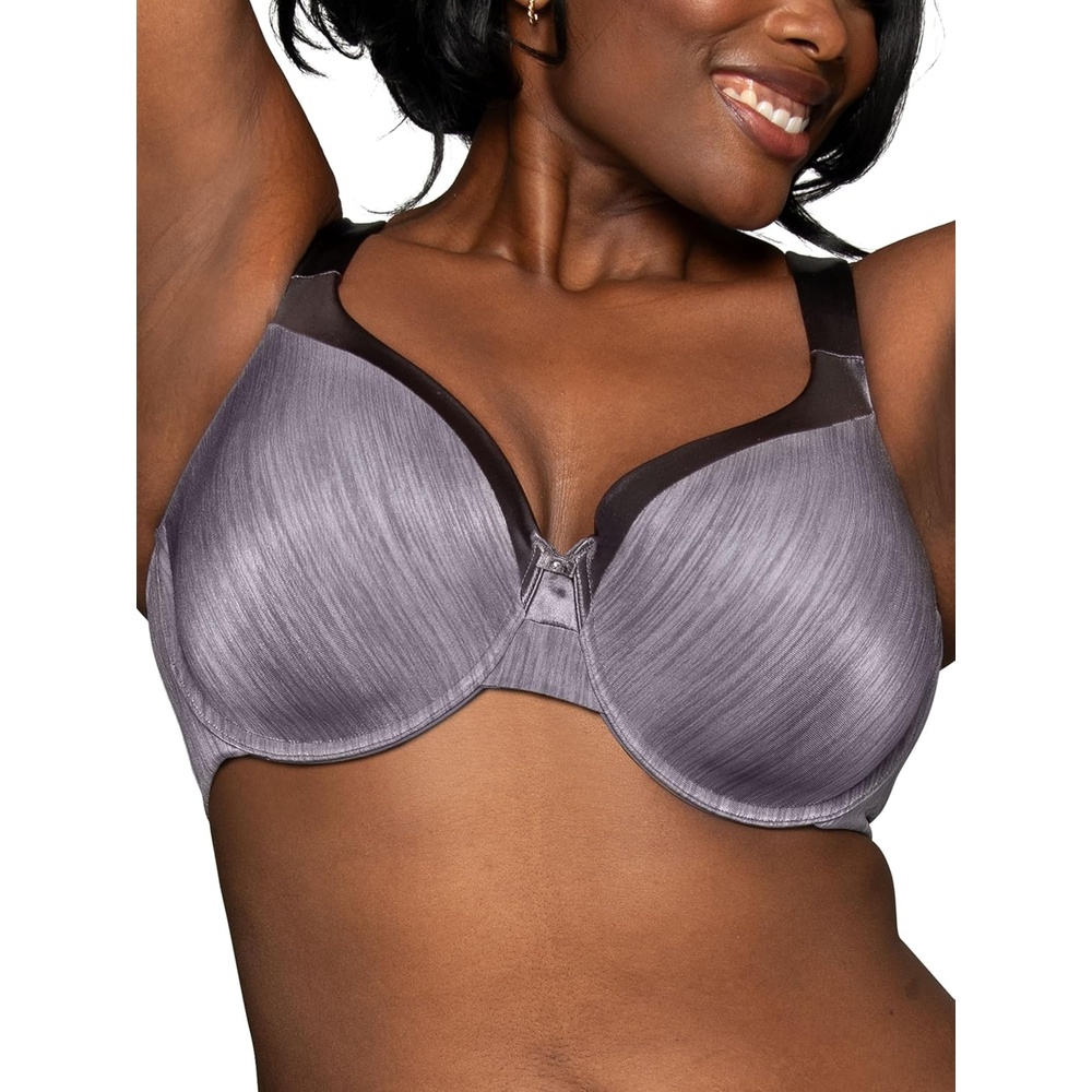 image:imageVanity Fair Womens Illumination Full Figure Zonedin Support BraSteele Violet