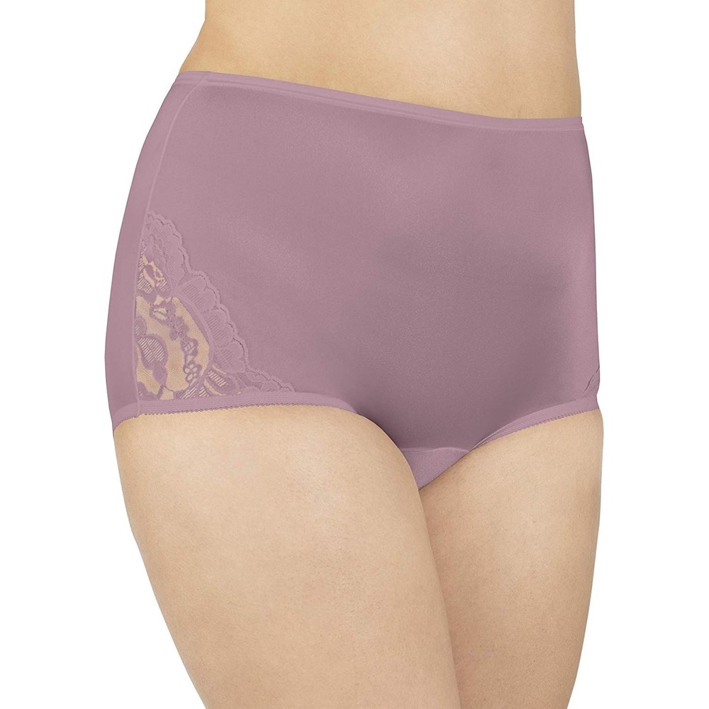 image:imageVanity Fair womens Perfectly Yours Ravissant Tailored Nylon Brief Panty 15712Retro Rose