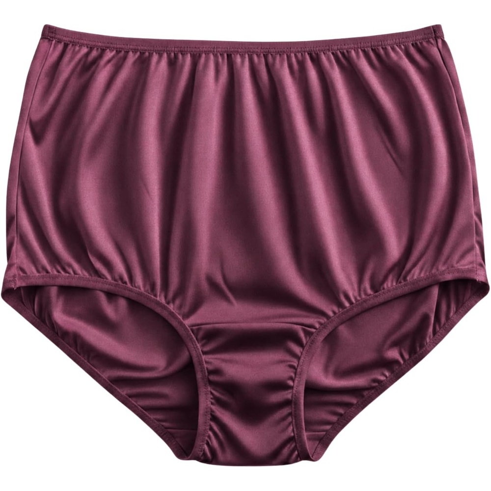 image:imageVanity Fair womens Perfectly Yours Ravissant Tailored Nylon Brief Panty 15712Sangria