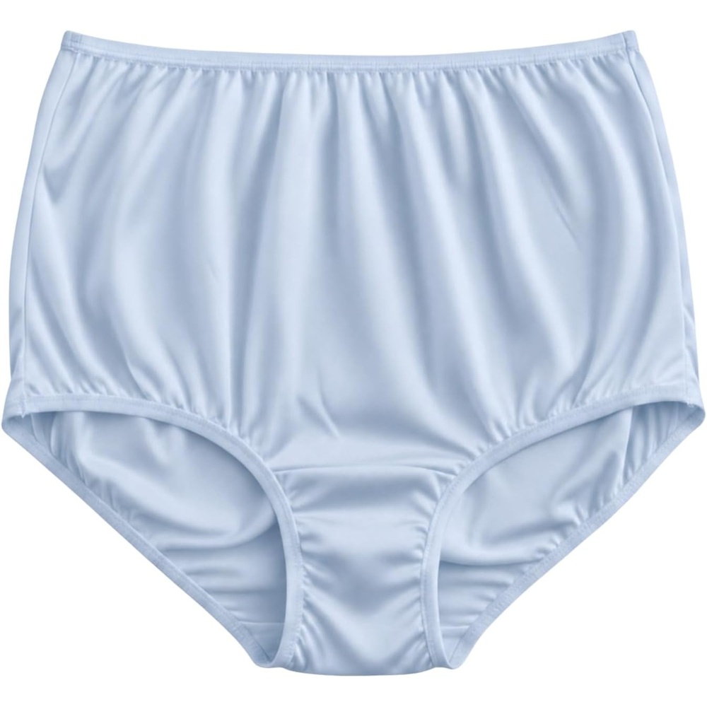 image:imageVanity Fair womens Perfectly Yours Ravissant Tailored Nylon Brief Panty 15712Shirting Blue 1 Pack
