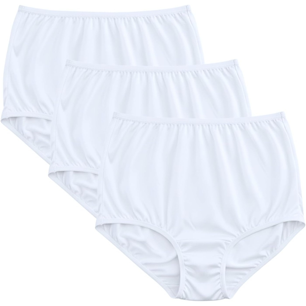 image:imageVanity Fair womens Perfectly Yours Ravissant Tailored Nylon Brief Panty 15712Swh Multi