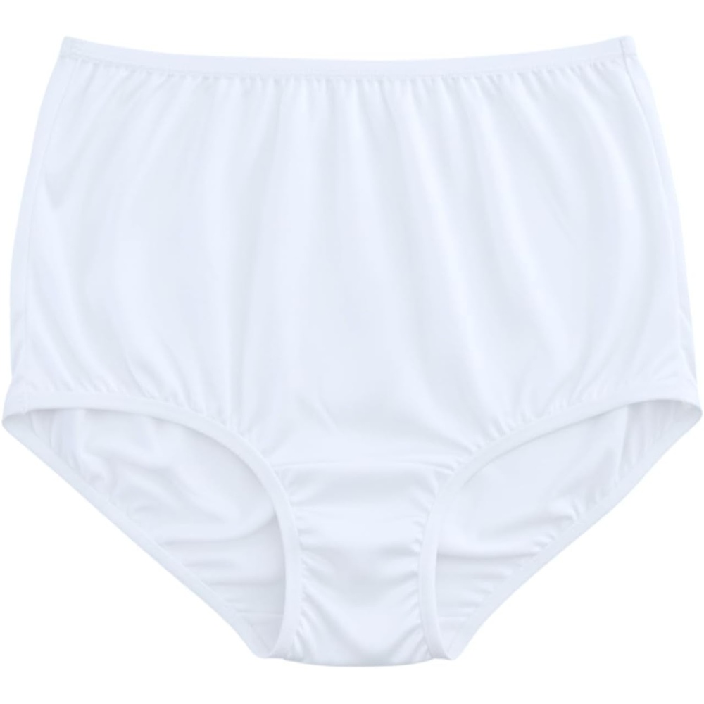 image:imageVanity Fair womens Perfectly Yours Ravissant Tailored Nylon Brief Panty 15712White
