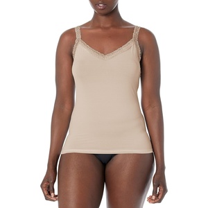 image:imageVanity Fair Womens Camisole Tops Everyday Layers Tank Top for Women Cami for WomenSpin Cami  Damask Neutral